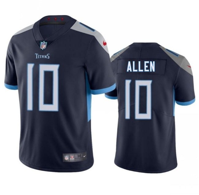 Brandon Allen Tennessee Titans navy jersey