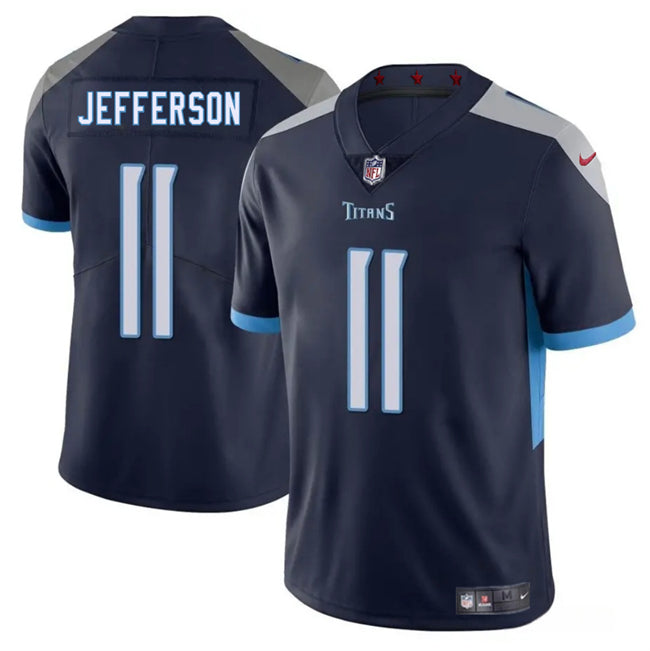 Van Jefferson Tennessee Titans navy jersey