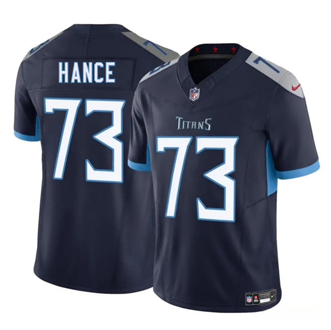 Blake Hance Tennessee Titans navy FUSE jersey