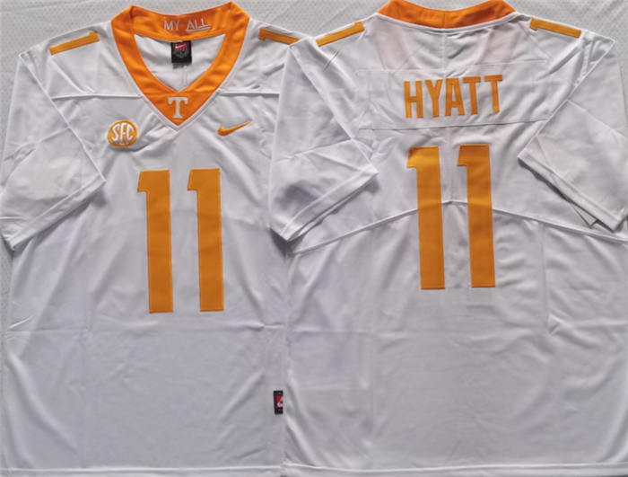 HYATT Tennessee Volunteers white jersey