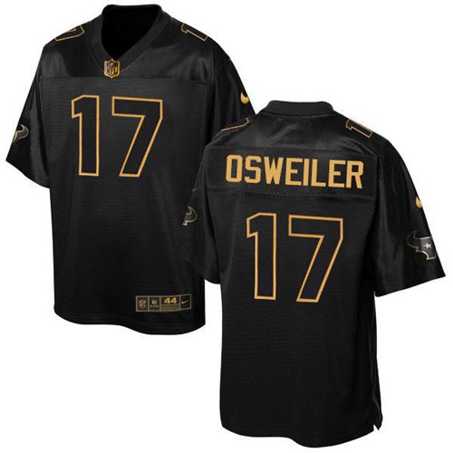 Brock Osweiler Houston Texans black Gold Collection jersey