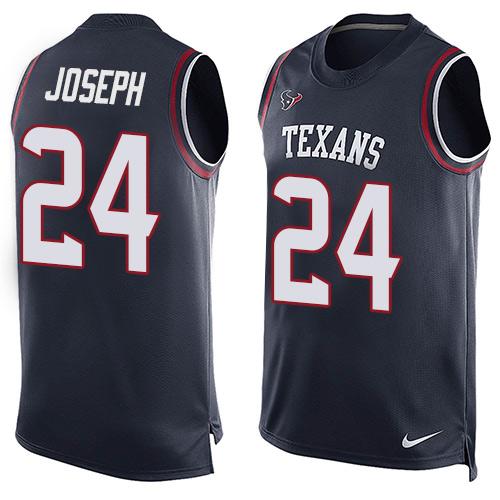 Johnathan Joseph Houston Texans navy jersey