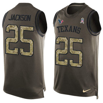 Kareem Jackson Houston Texans green Salute To Service jersey