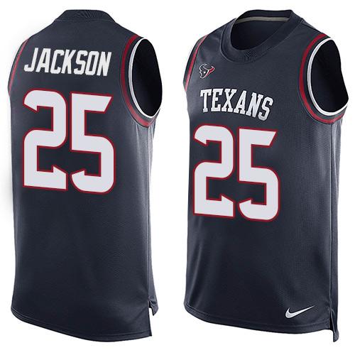 Kareem Jackson Houston Texans navy jersey