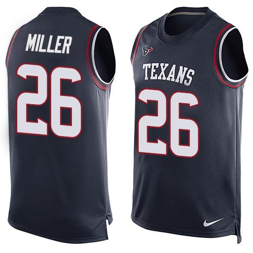 Lamar Miller Houston Texans navy jersey