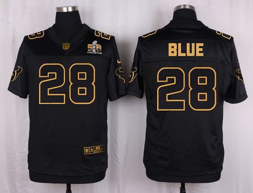 Alfred Blue Houston Texans black Gold Collection jersey