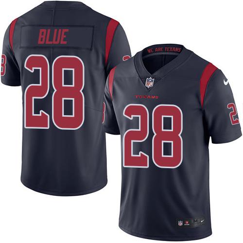 Alfred Blue Houston Texans navy jersey