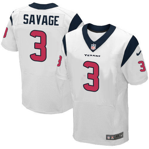 Tom Savage Houston Texans white Elite jersey