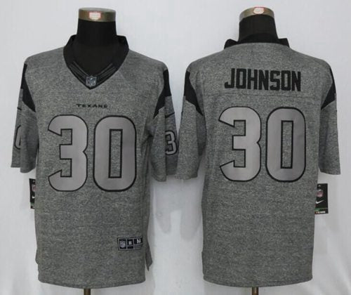 Kevin Johnson Houston Texans gray jersey