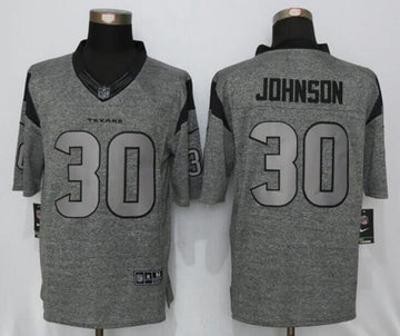 Kevin Johnson Houston Texans gray jersey