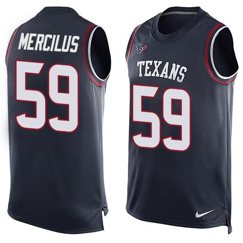 Whitney Mercilus Houston Texans navy jersey