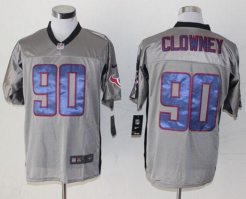 Jadeveon Clowney Houston Texans grey Elite jersey