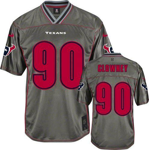 Jadeveon Clowney Houston Texans grey Elite jersey