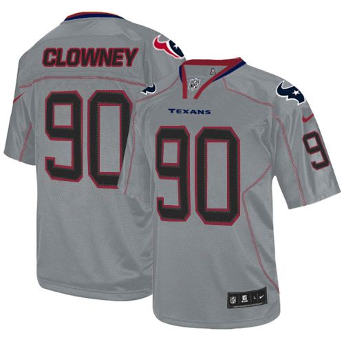 Jadeveon Clowney Houston Texans grey Elite jersey