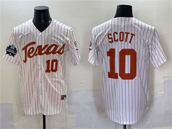 Mia Scott Texas Longhorns white jersey