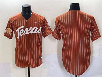 Custom Texas Longhorns orange jersey