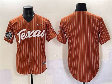 Custom Texas Longhorns orange jersey