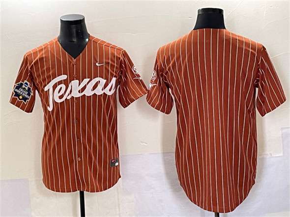 Custom Texas Longhorns orange jersey