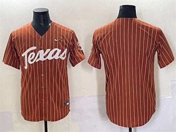 Custom Texas Longhorns orange jersey