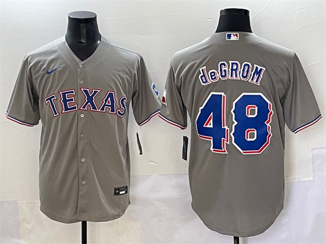 Jacob Texas Rangers gray jersey