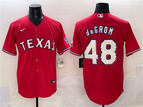 Jacob Texas Rangers red jersey