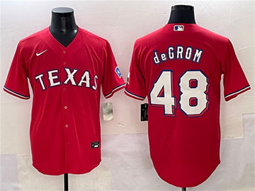 Jacob Texas Rangers red jersey