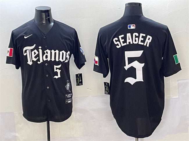 Corey Seager Texas Rangers black jersey
