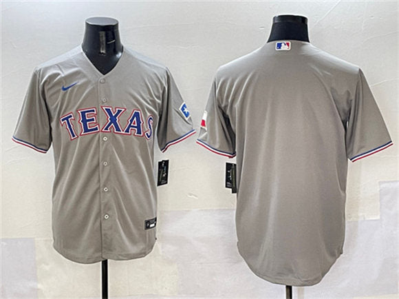 Custom Texas Rangers gray jersey