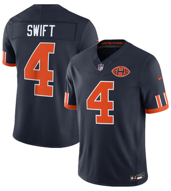 D'Andre Swift Chicago Bears navy Limited jersey