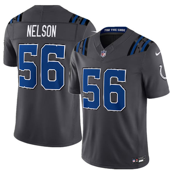 Quenton Nelson Indianapolis Colts gray Limited jersey