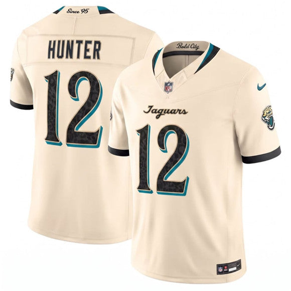 Travis Hunter Jacksonville Jaguars cream Limited jersey