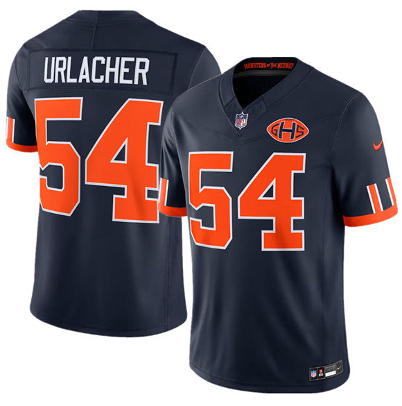 Brian Urlacher Chicago Bears navy Limited jersey