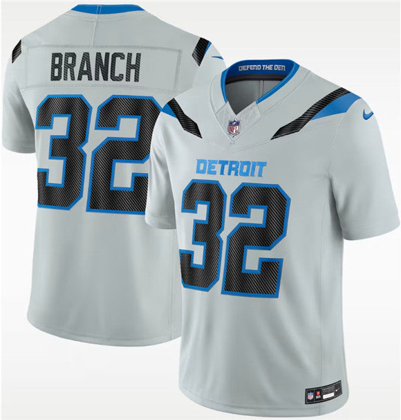 Brian Branch Detroit Lions silver Limited jersey
