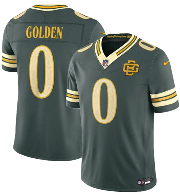 Matthew Golden Green Bay Packers green Limited jersey