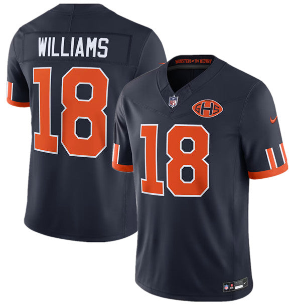 Caleb Williams Chicago Bears navy Limited jersey