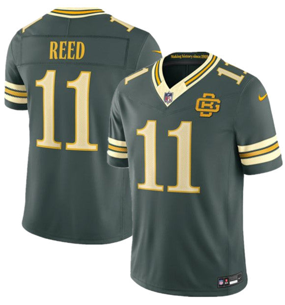 Jayden Reed Green Bay Packers green Limited jersey