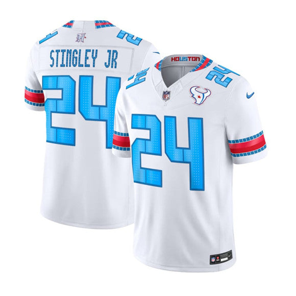 Derek Stingley Jr Houston Texans white Limited jersey
