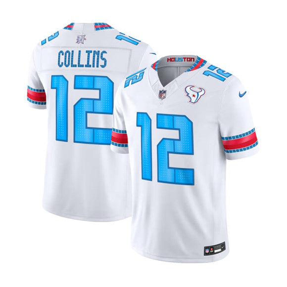 Nico Collins Houston Texans white Limited jersey