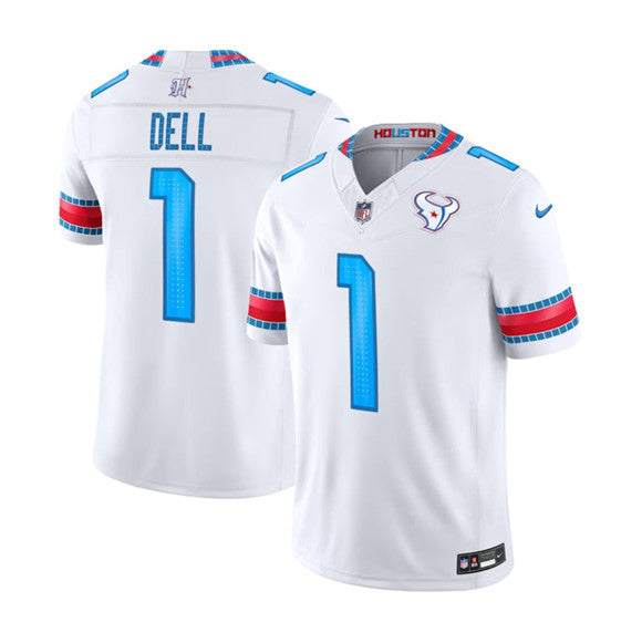 Tank Dell Houston Texans white Limited jersey