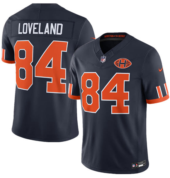 Colston Loveland Chicago Bears navy Limited jersey