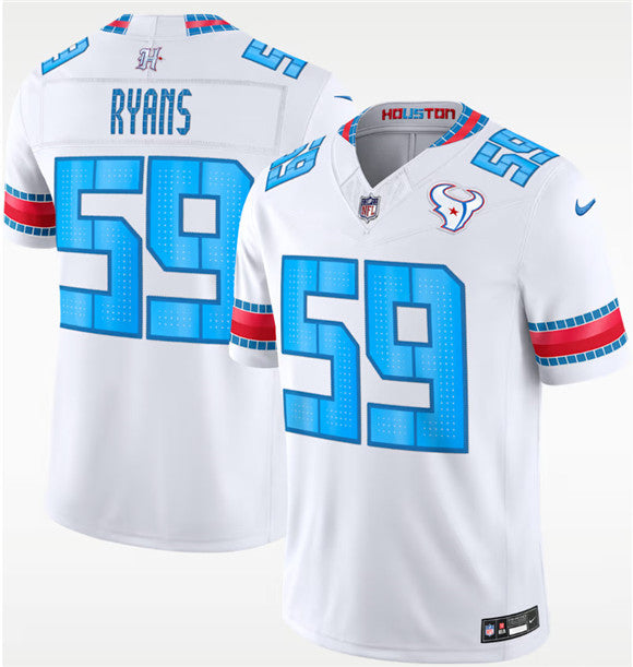 DeMeco Ryans Houston Texans white Limited jersey