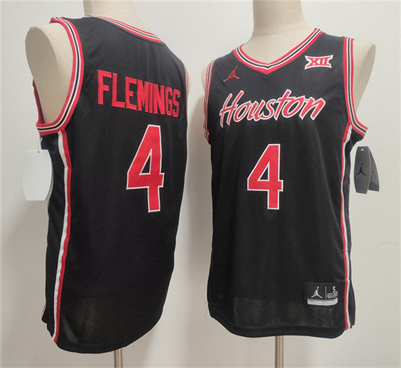 Kingston Flemings Houston Cougars black jersey