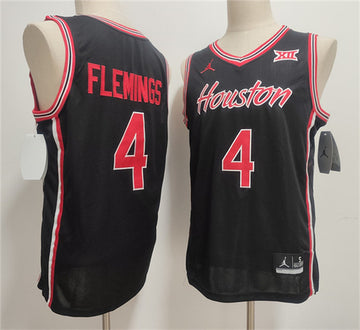 Kingston Flemings Houston Cougars black jersey