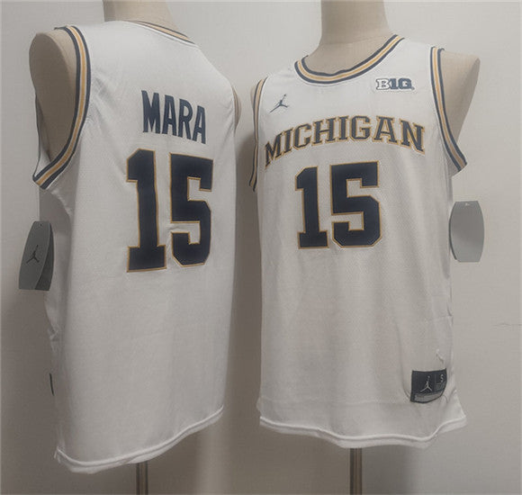 Aday Mara Michigan Wolverines white Vapor jersey