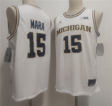Aday Mara Michigan Wolverines white Vapor jersey