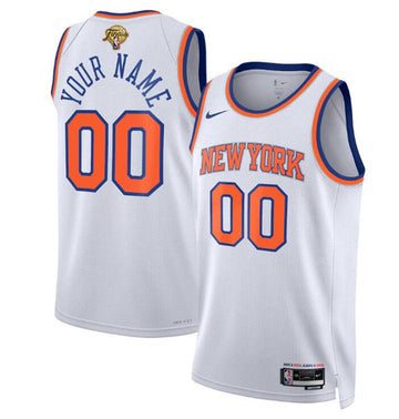 Custom New York Knicks white jersey