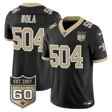 New Orleans Saints black Vapor jersey