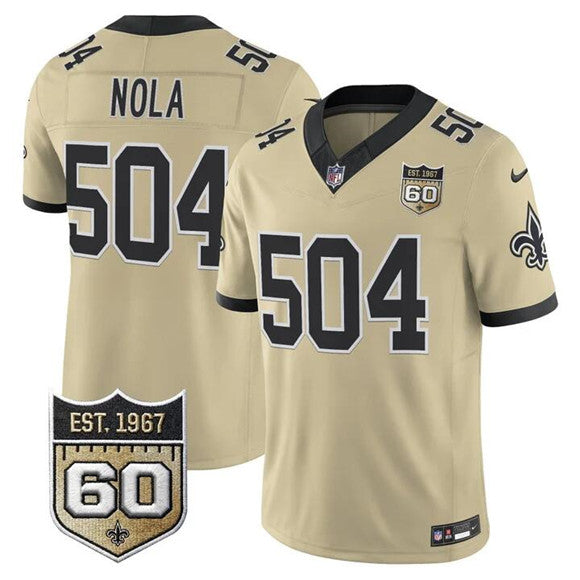 New Orleans Saints gold Vapor jersey