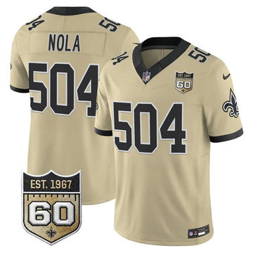 New Orleans Saints gold Vapor jersey