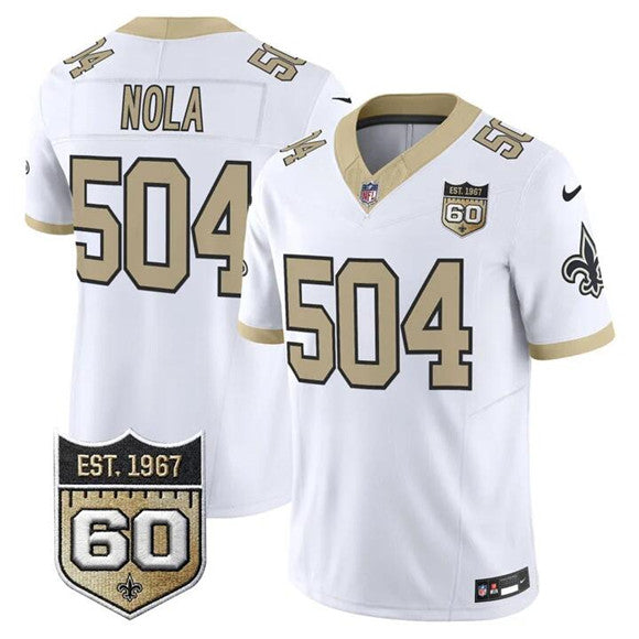 New Orleans Saints white Vapor jersey